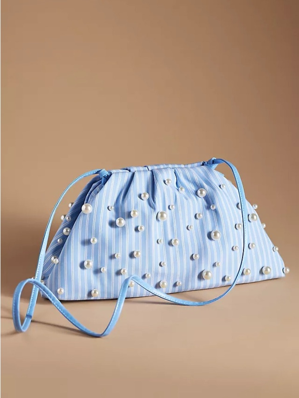 Anthropologie The Oversized Frankie Clutch: Poplin Edition